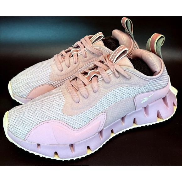 Reebok Zig Dynamica Infused Lilac womens running walking sneakers size 9.5 - Picture 1 of 8
